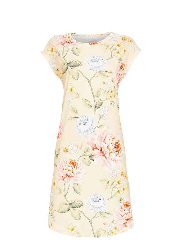 Damen Nachthemd Baumwolle Modal Blumen Print RINGELLA 5211042