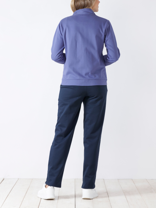 Damen Freizeitanzug Soft Sweat mittelblau 81317  hajo