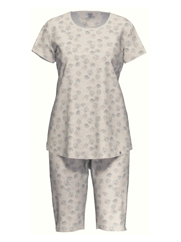 Damen Schlafanzug Baumwolle Modal PEACH BLUSH - AMMANN