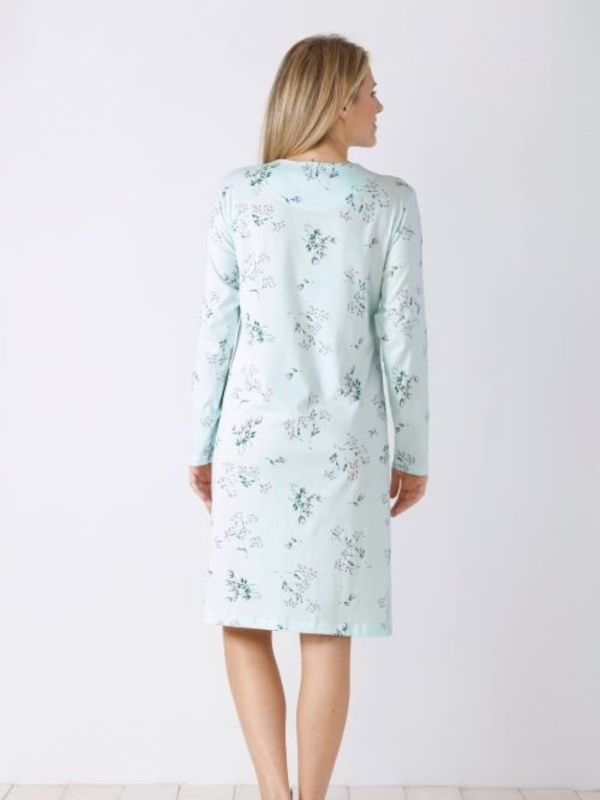 Damen Nachthemd durchgeknöpft 46366 hajo