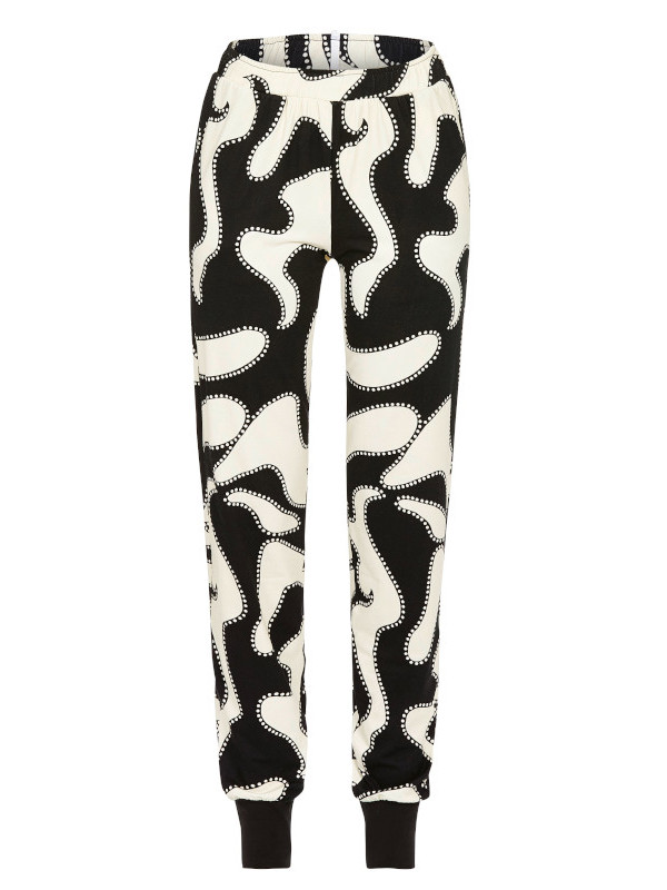 Sweat Hose schwarz creme Abstrakt Dessin RINGELLA 4538504