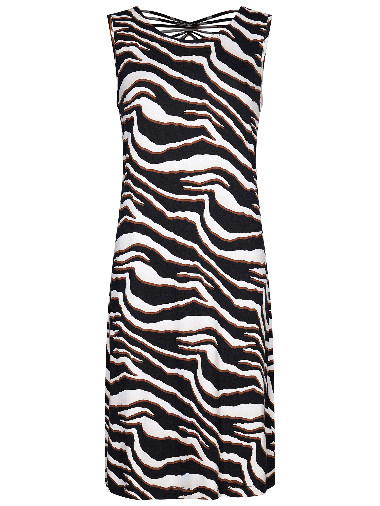 Strandkleid Zebra Viscose Mix pastunette