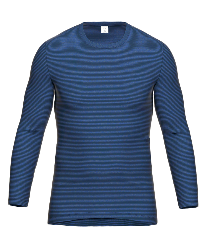 Unterhemd Langarm "JEANS Serie" 170272 marine AMMANN