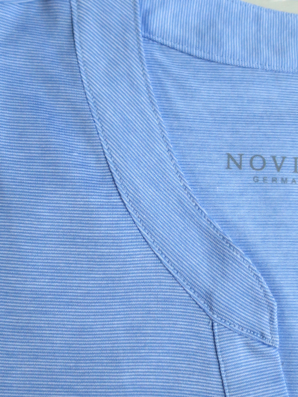 Damen Pyjama Luna Single jersey blau NOVILA