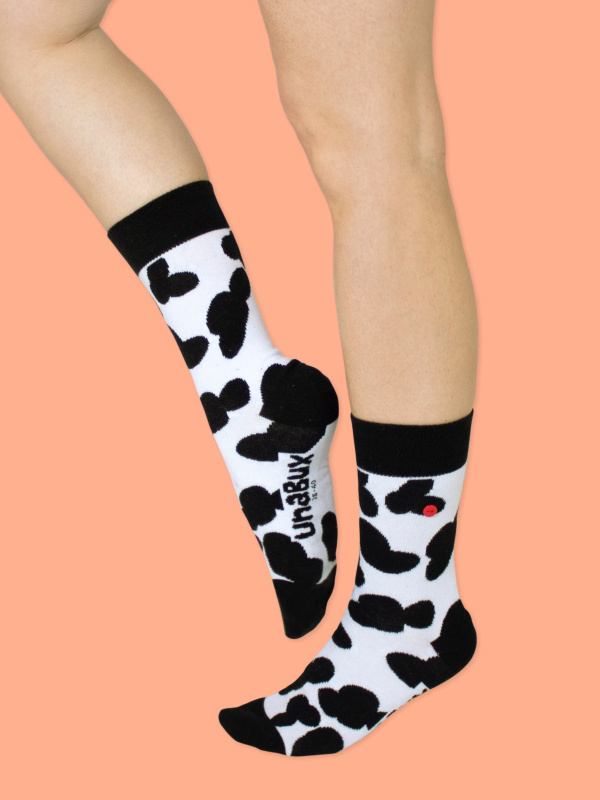 unabux Socken COW STAINS