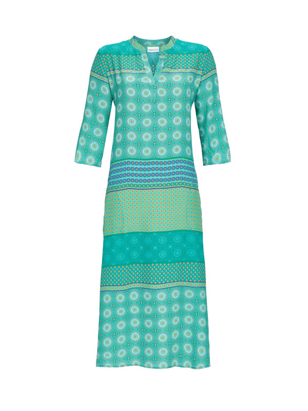 Langes Strandkleid in Viskose Web türkis RINGELLA 5226114