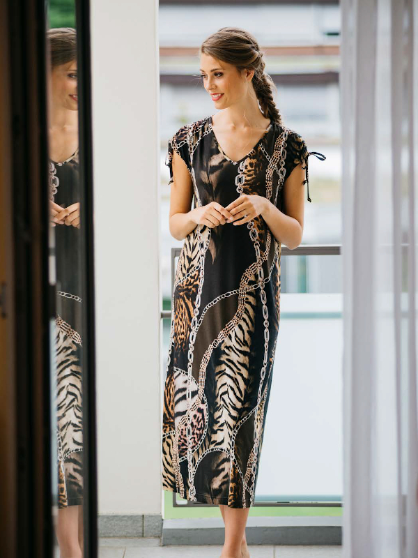 langes Kleid "Tigerlady" HUTSCHREUTHER