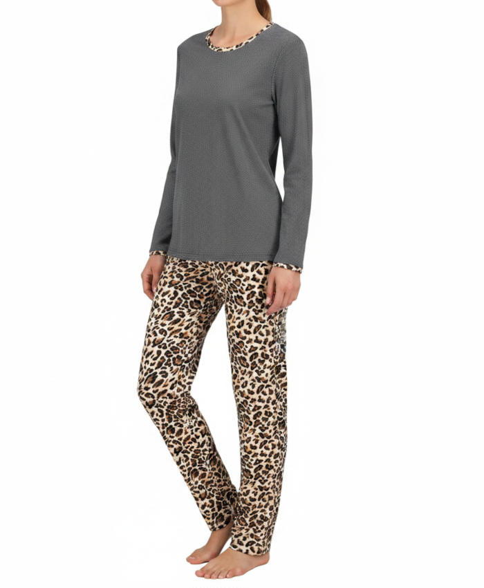 RINGELLA Schlafanzug 100% Baumwolle Leo Mix Print 6511208
