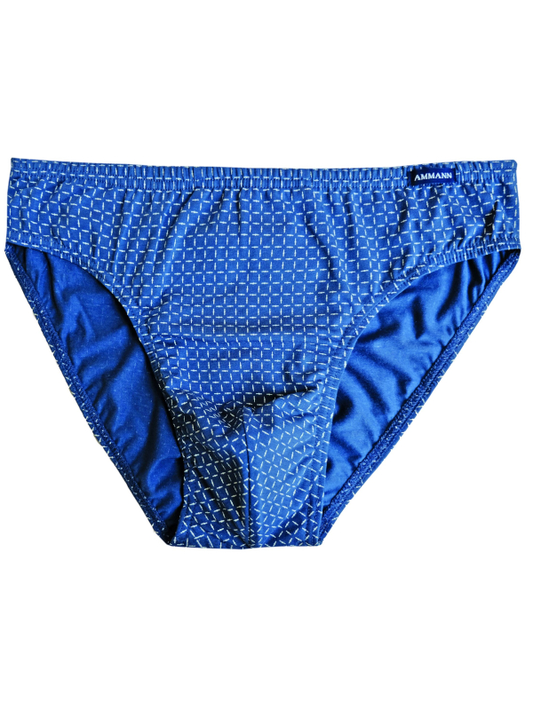 Mini-Slip Bio Baumwolle blau gemustert  AMMANN